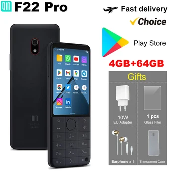 Qin F22 Pro MTK Helio G85 Duoqin Wifi 3,54 дюйма 4 ГБ 64 ГБ Восьмиядерный Bluetooth 5,0 640 * 960 Сенсорный экран Android Телефон