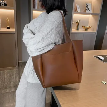 2023 Женская сумка большой емкости, сумки через плечо, высококачественные сумки через плечо из искусственной кожи