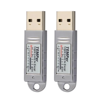 2X USB Термометр Датчик температуры Регистратор данных для ПК Windows Xp Vista/7