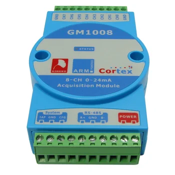 GM1008 8-канальный интерфейс RS-485 модуль сбора данных о токе 0-24 мА, изолирующий счета-фактуры