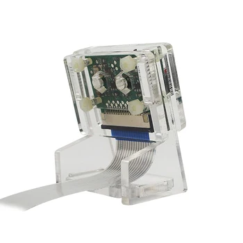 Ov5647 Мини-камера Акриловый Держатель Прозрачный Кронштейн веб-камеры для камеры Raspberry Pi 3