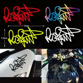 Rossi Signature-Autocollants étanches pour moto, décalcomanie Casting