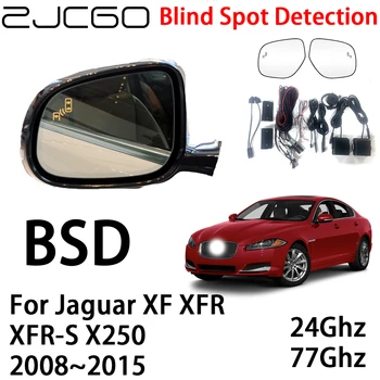 ZJCGO Автомобильная BSD Радарная Система Предупреждения Об Обнаружении Слепых зон Предупреждение О Безопасности Вождения для Jaguar XF XFR XFR-S X250 2008 ~ 2015