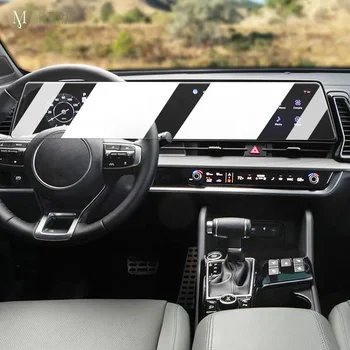 Для KIA sportage 2022-2024 автомобилей ЖК-экран центральной консоли Защитная пленка радио GPS навигация Защита от царапин прозрачный TPU PPF