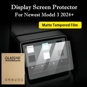 Для экрана автомобиля Model 3 Highland 2024 Защитная пленка из закаленного стекла для Tesla Model3 + Аксессуары Навигатор Сенсорный дисплей HD Пленка