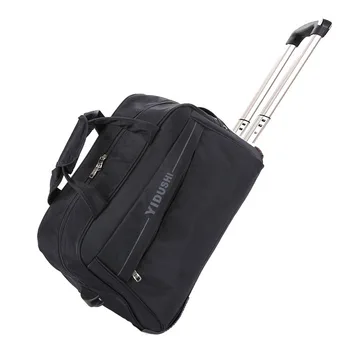 Женская сумка-тележка Cavans на колесиках, Расширяемая багажная сумка большой емкости, мужская складная дорожная сумка для рук, бесплатная доставка