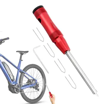 Инструмент для гаечного ключа со спицами для велосипеда Снятие, установка гаечного ключа Монтажный ниппельный ключ Техническое обслуживание Инструмент для снятия и вставки ниппеля для снятия