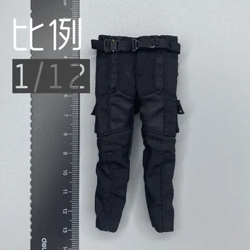 Модель черных брюк в масштабе 1/12 для фигуры 6 дюймов