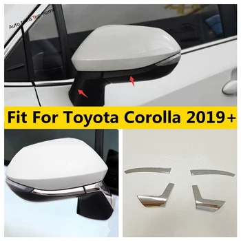 Накладка для Украшения Зеркала заднего Вида LHD RHD Подходит Для Toyota Corolla E210 2019-2023 Хромированные Внешние Аксессуары