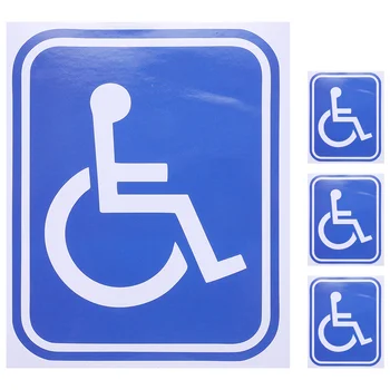 Наклейка для инвалидных колясок Клейкий знак Наклейка для инвалидных колясок Клейкая наклейка для инвалидов на инвалидных колясках