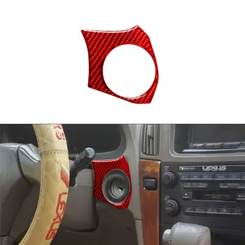 Наклейки для отделки рамы с отверстием для ключа автомобиля из углеродного волокна для Lexus RX300 1998 1999 2000 2001 2002 2003 Аксессуары для укладки