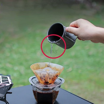 Новый штуцер для регулировки носика для кофе Направляет воду Кофейная посуда из нержавеющей стали кофейный аксессуар для любителей кофе 40x55 мм