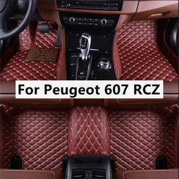 Однотонные Автомобильные Коврики С Бриллиантами На Заказ Для Peugeot 607 RCZ Auto Carpets Foot Coche Аксессуары
