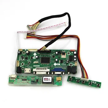 Плата драйвера контроллера M.NT68676 LCD/LED для B170PW06 V.2 N170C2-L02 (HDMI + VGA + DVI + Аудио) 1440*900