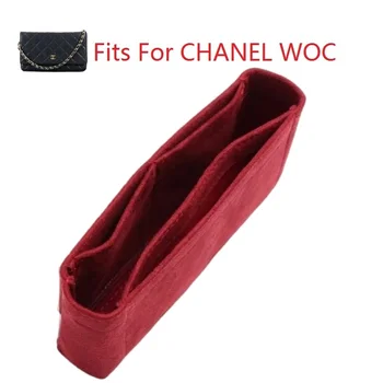 Подходит для кошелька Chanel на цепочке, сумки-органайзера с войлочной вставкой, внутреннего хранилища, устойчивых карманных косметических сумочек для туалетных принадлежностей