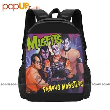 Рюкзак Misfits Famous Monsters Большой емкости Школьная сумка для покупок в новом стиле Рюкзак для верховой езды