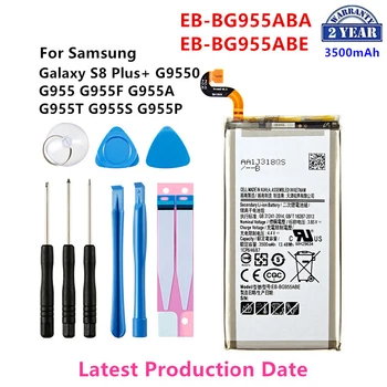 Совершенно Новый EB-BG955ABA EB-BG955ABE 3500 мАч Аккумулятор для Samsung Galaxy S8 Plus + G9550 G955 G955F/A G955T G955S G955P + Инструменты