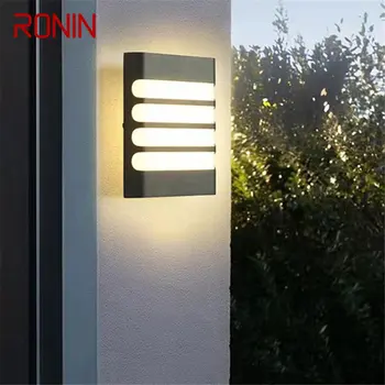 Современный простой настенный светильник RONIN LED Водонепроницаемый IP 65 Винтажные бра для наружного освещения домашнего балкона коридора внутреннего двора