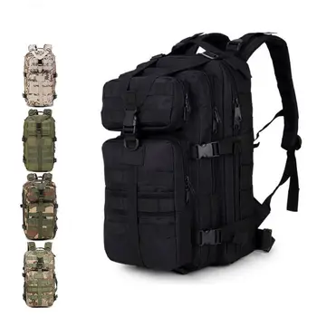 Уличный нейлоновый военный рюкзак для мужчин, тактическая походная сумка, Водонепроницаемое снаряжение для кемпинга, комплект из 3 предметов для путешествий, охоты, рыбалки