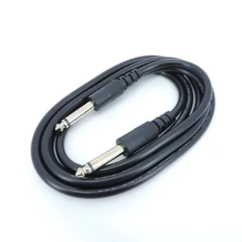 Штекерный разъем 1,8 м 6,5 мм от 6,35 мм до 6,35 мм Инструментальный аудиогитарный кабель для электрогитары, микшерный усилитель, штекер 1/4 дюйма