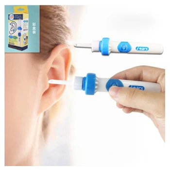 Электрическое устройство для удаления ушной серы для взрослых и детей, Безболезненный безопасный Беспроводной Вакуумный Очиститель ушей, Набор для удаления воска, Набор личной гигиены