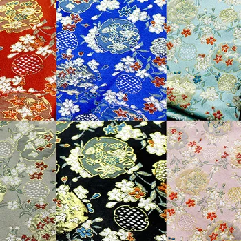 Японская и ветряная бронзирующая тканая ткань чайный столик китайское чайное искусство ткань ручной работы DIY Японская одежда жаккардовая парчовая ткань